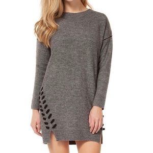 Dex Women's Laced Seam Sweater Dress Size Large